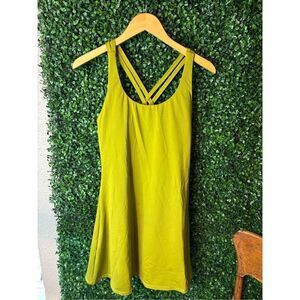 Buff Bunny Revolution Active Athletic Dress Medium Green Tank Strappy